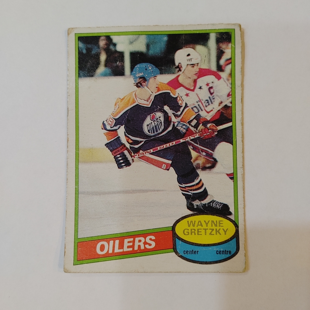 Oilers Wayne Gretzky Trading Card